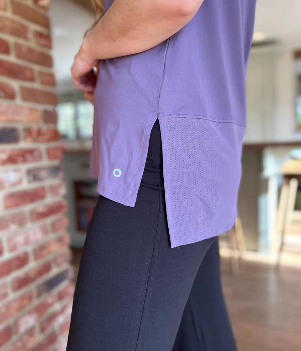Deep Lilac Good Move Longline Active Top