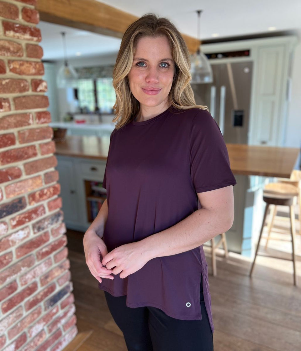 Purple Good Move Longline Active Top