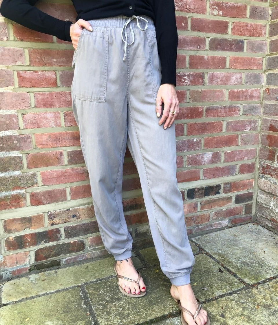 Grey Tencel Joggers