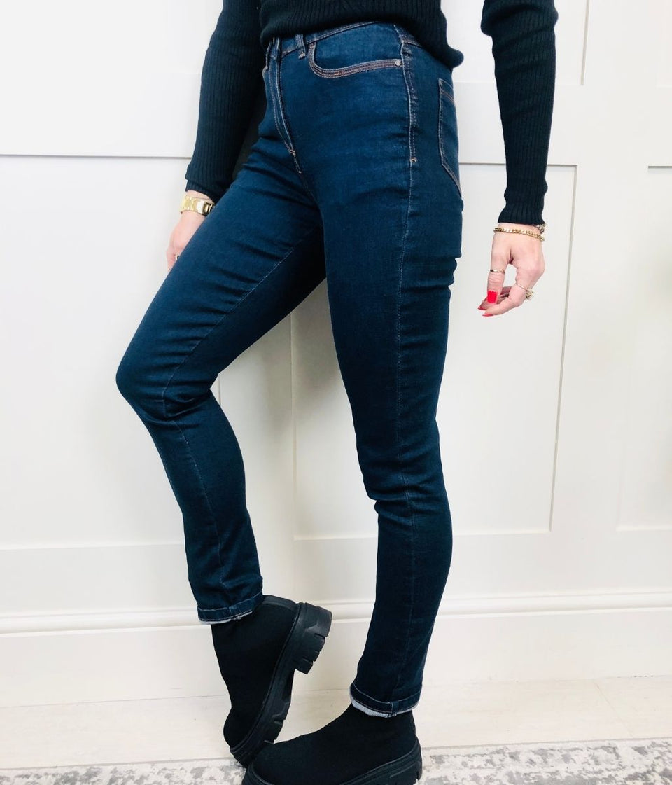 Blue Stretch Slim Leg Jeans