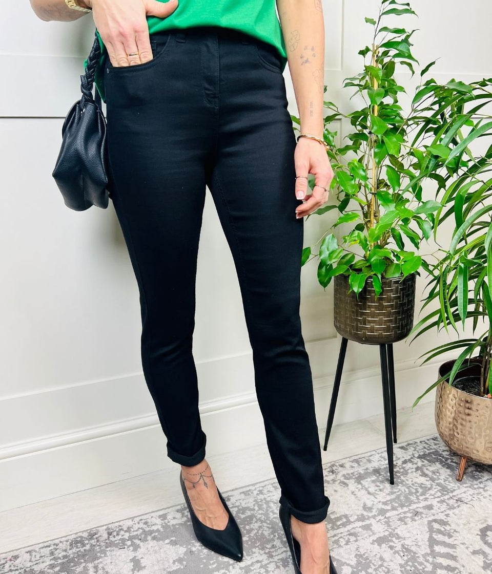 Black Denim Super Stretch Jeans