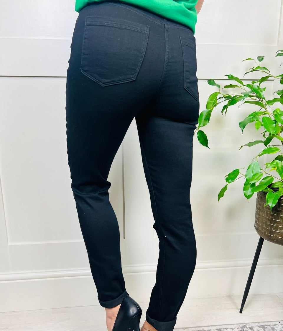 Black Denim Super Stretch Jeans