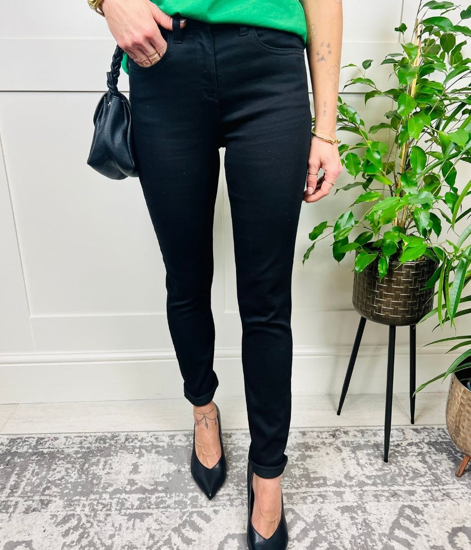 Black Denim Super Stretch Jeans