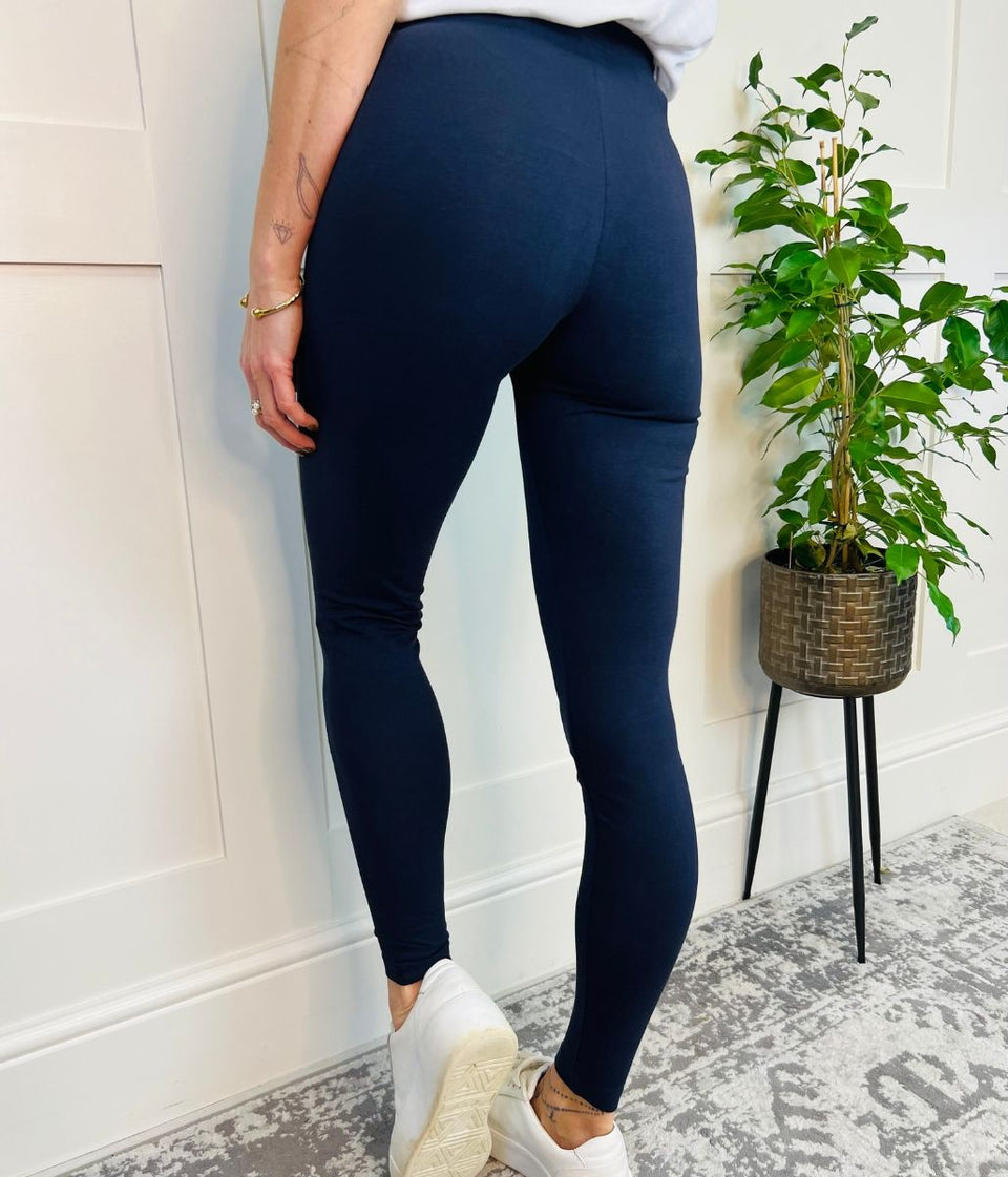 Navy High Waisted Leggings