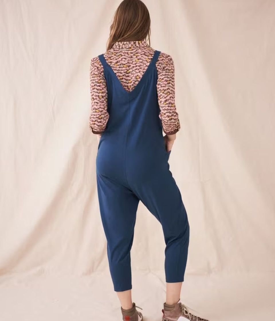 Blue Selina Jersey Jumpsuit