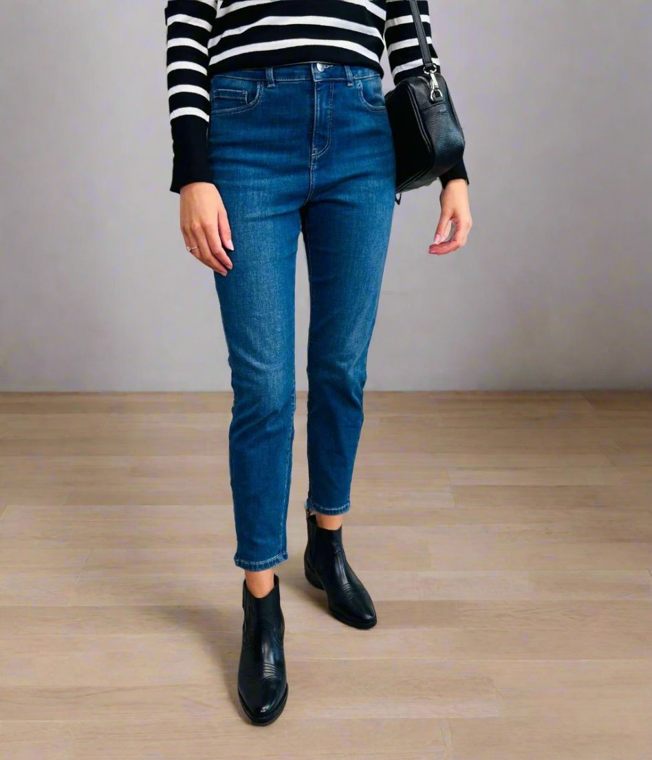 womens mid denim cropped jeans