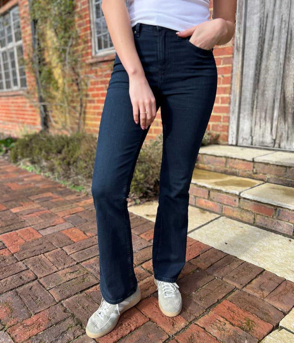 Navy Eva Bootcut Jeans