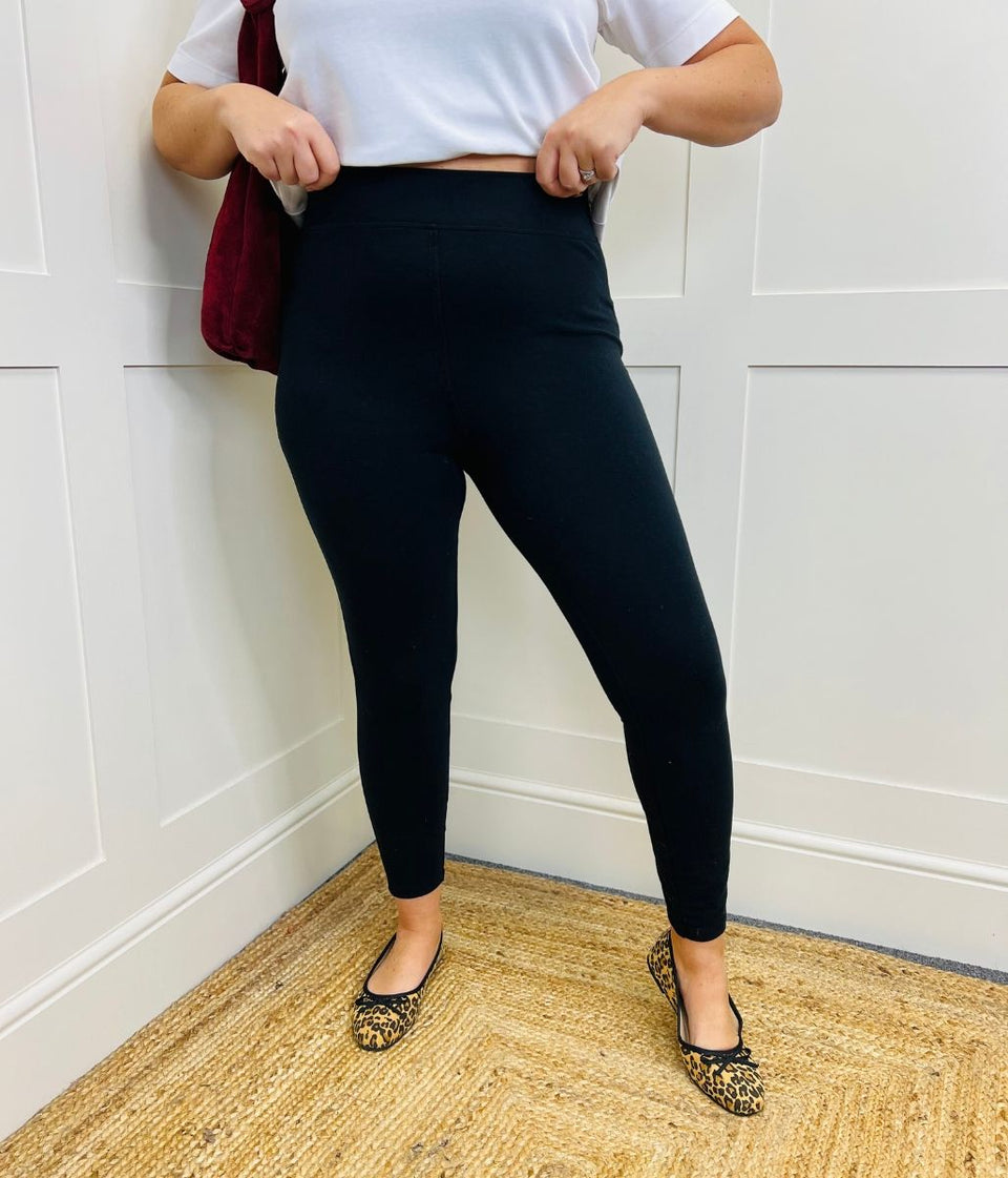 Black Ponte Jeggings