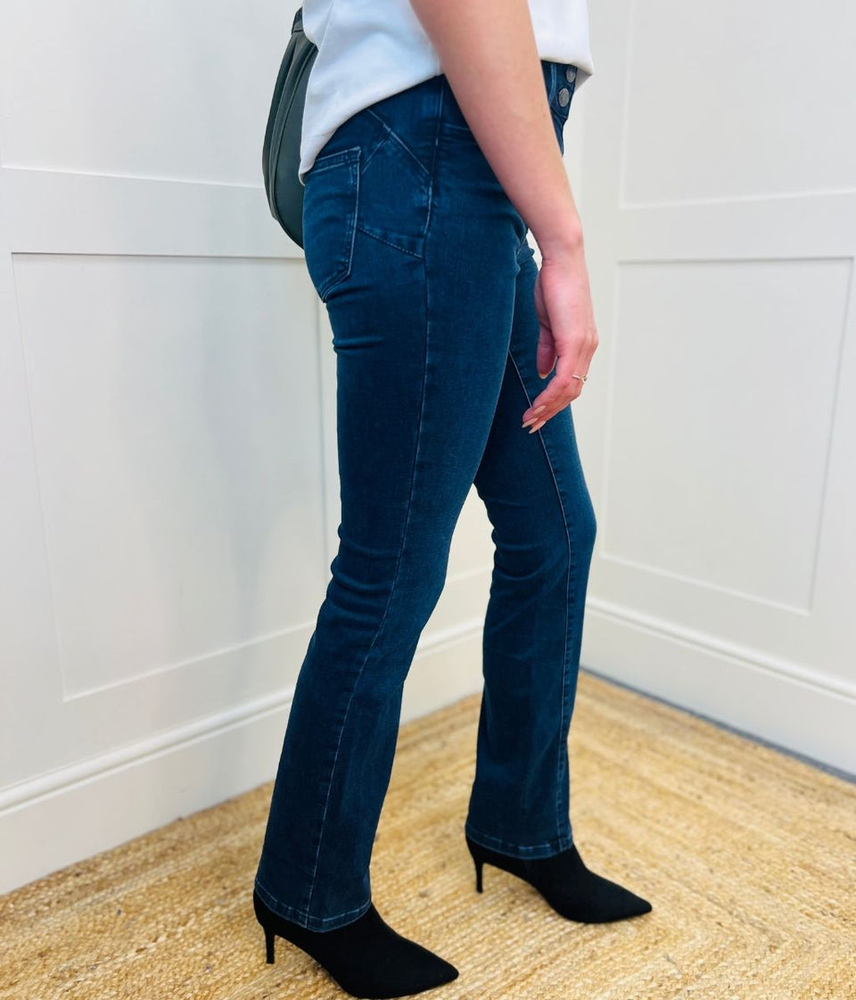 Navy Lift Slim & Shape Bootcut Jeans