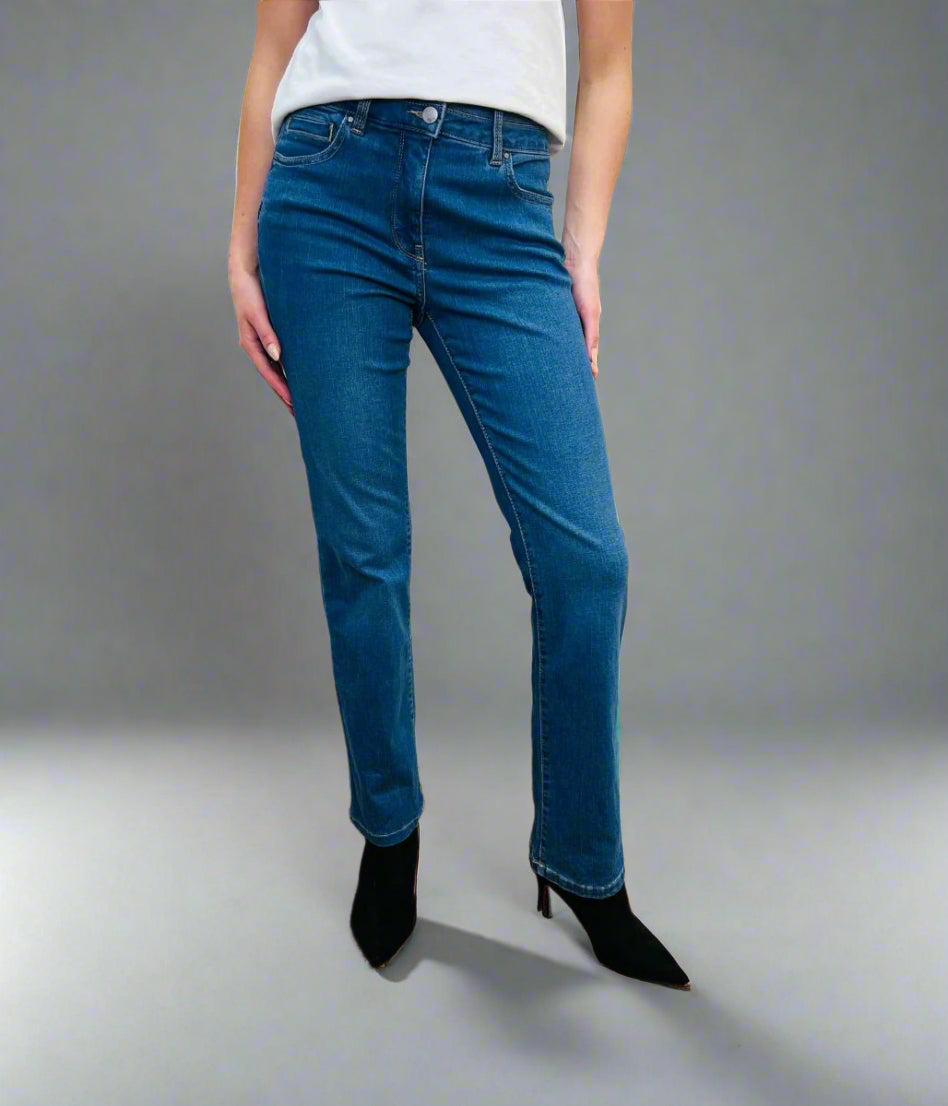 Mid Denim Lift Slim & Shape Bootcut Jeans