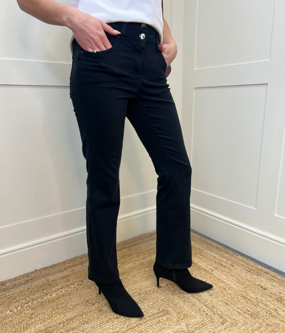 Black Denim Lift Slim & Shape Bootcut Jeans