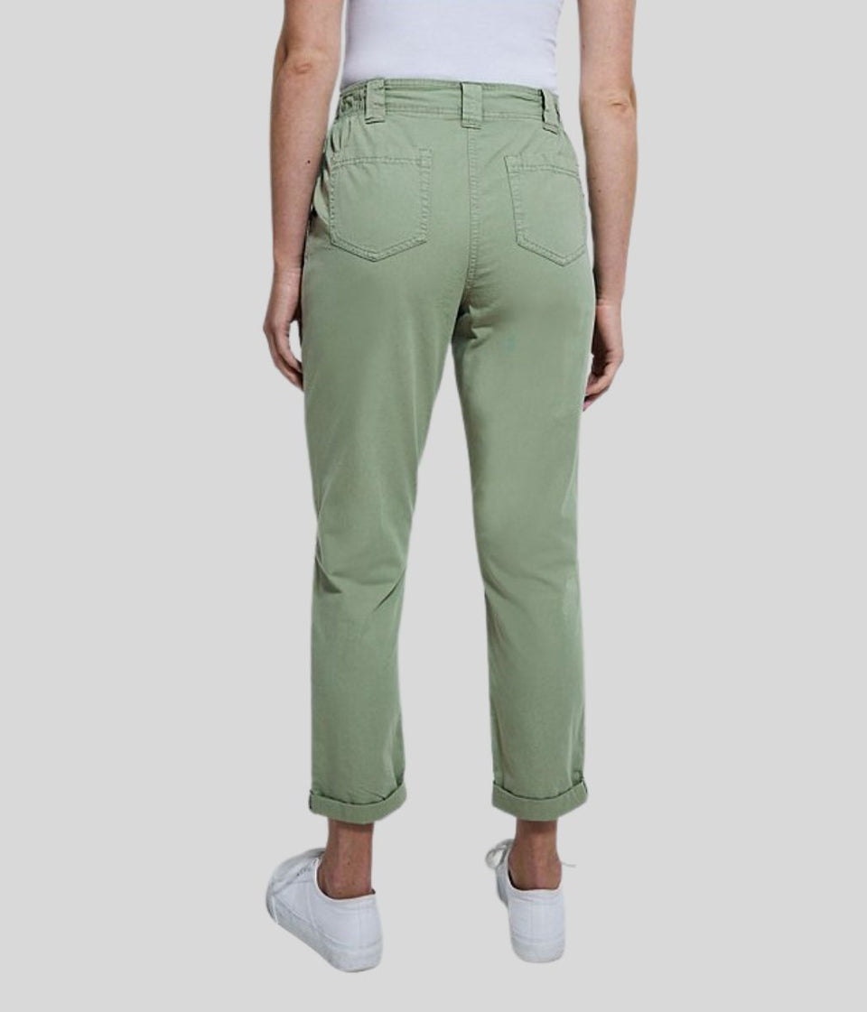 Green Pure Cotton Chinos