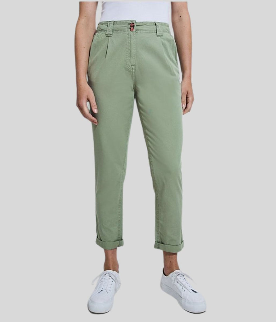 Green Pure Cotton Chinos