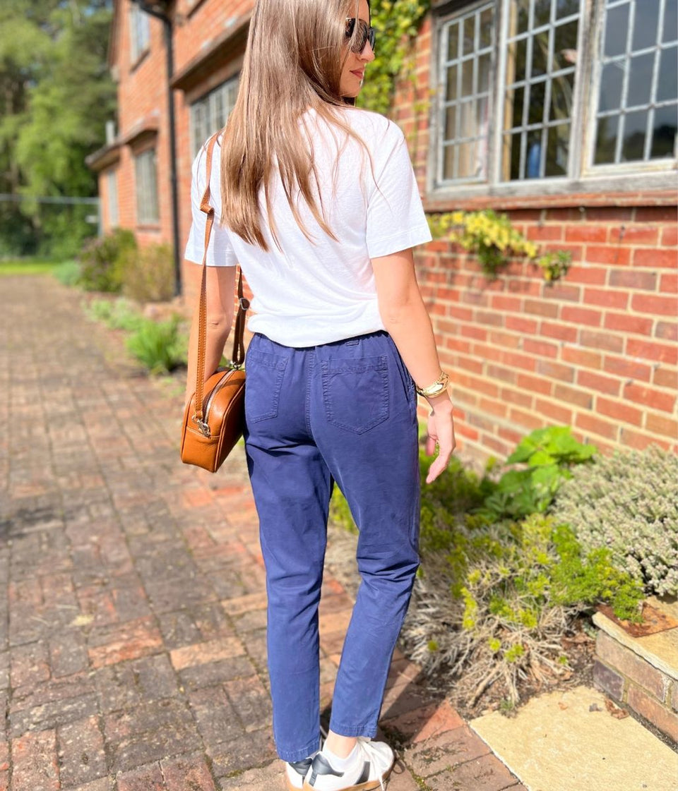 Navy Pure Cotton Chinos