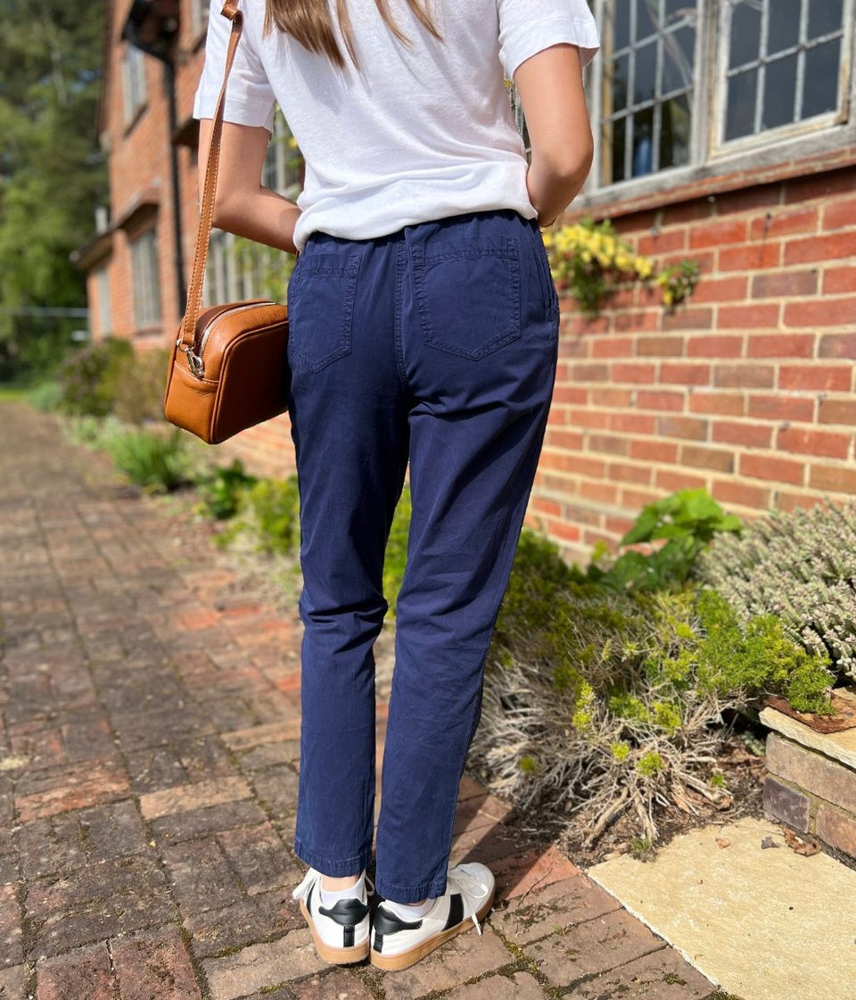 Navy Pure Cotton Chinos