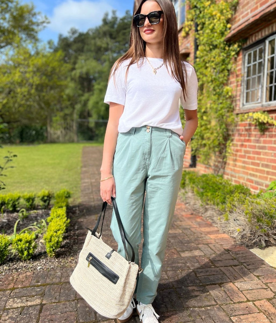 Duck Egg Pure Cotton Chinos