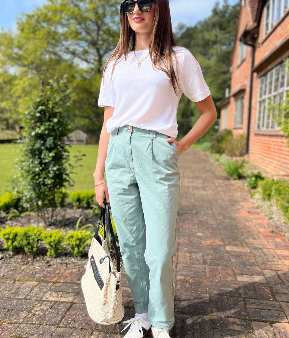 Duck Egg Pure Cotton Chinos