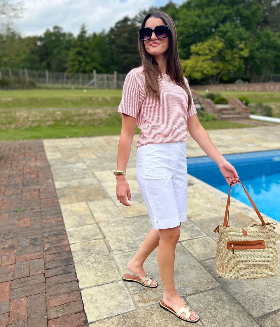 White Smart Tailored Shorts