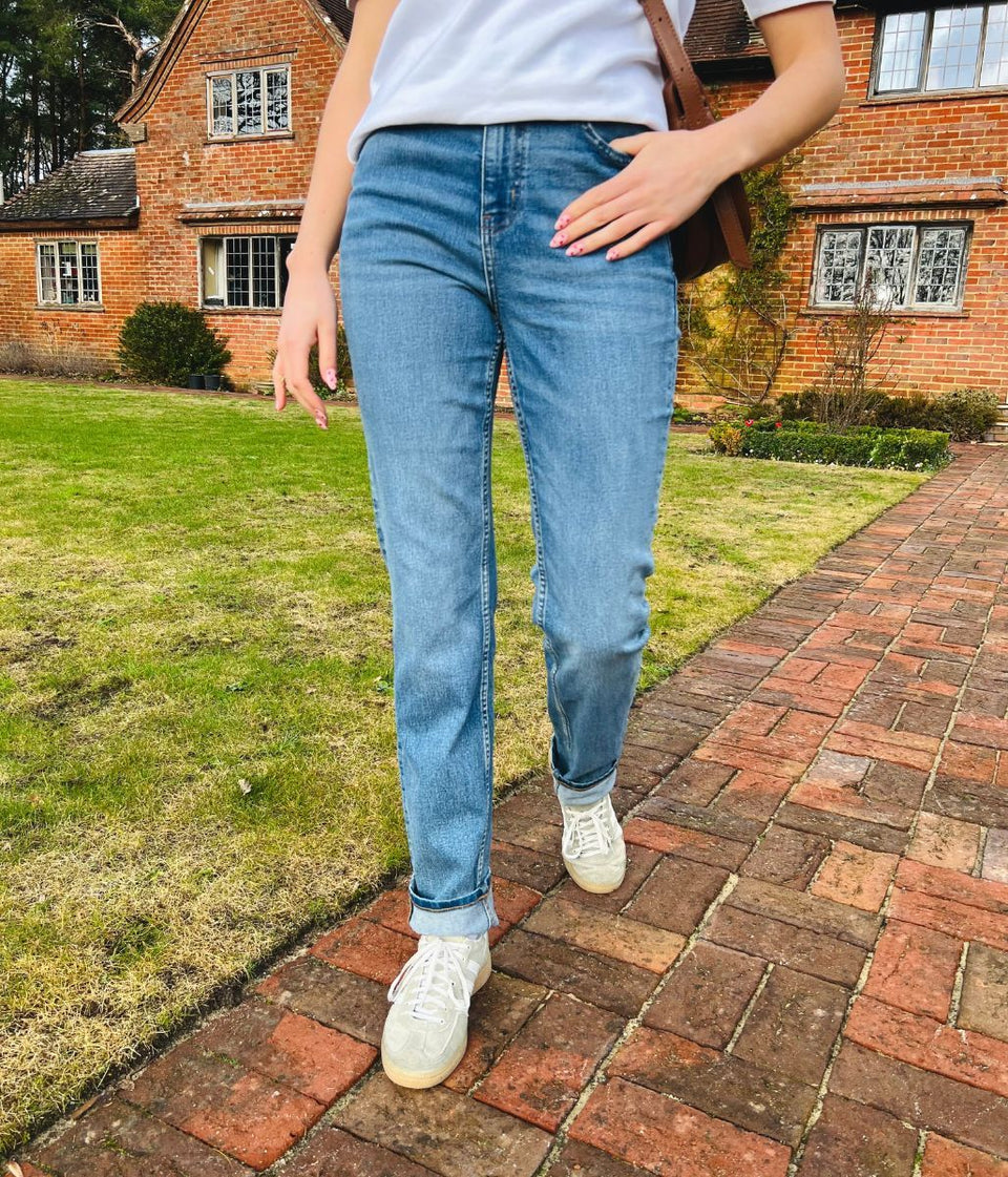 Vintage Blue Sienna Straight Leg Jeans