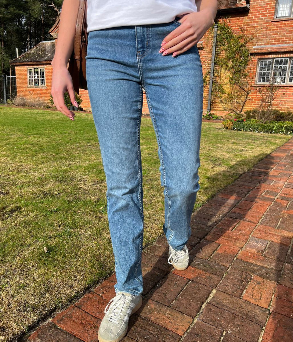 Vintage Blue Sienna Straight Leg Jeans