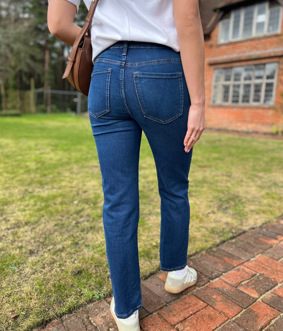 Blue Sienna Straight Leg Jeans