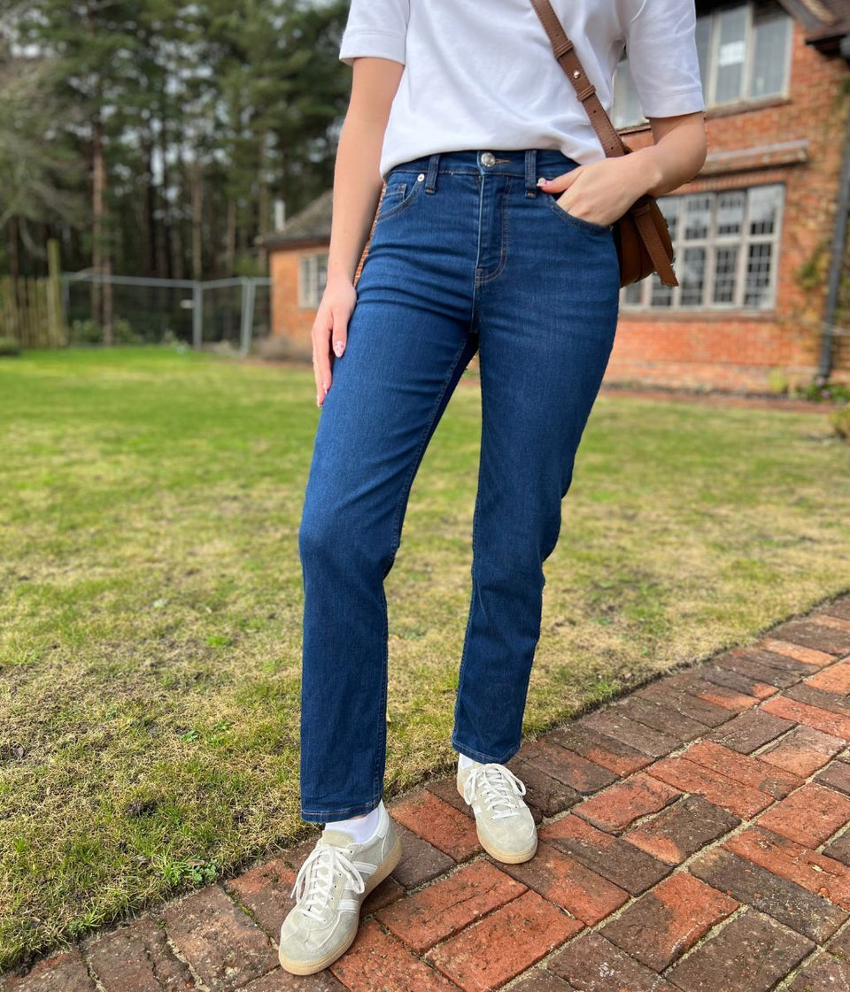 Blue Sienna Straight Leg Jeans