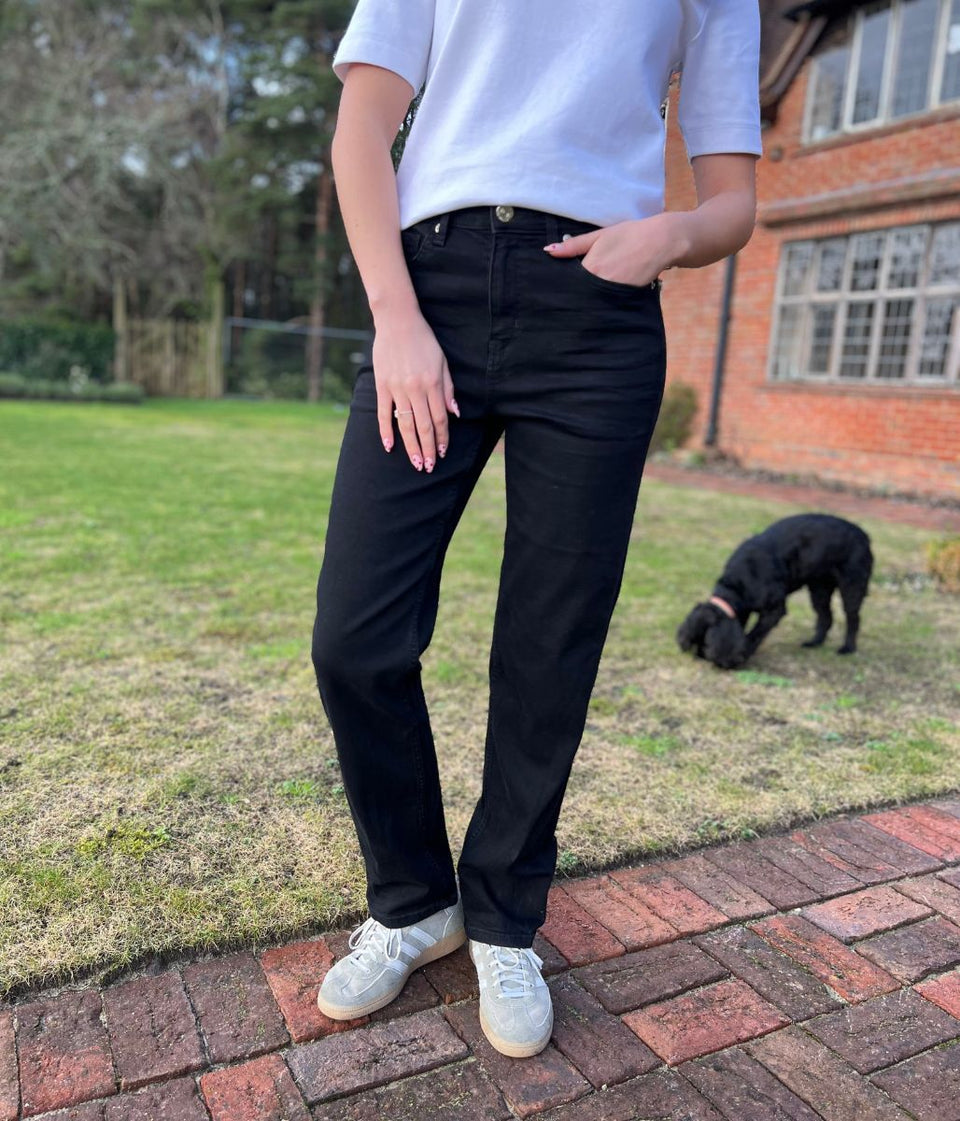 Black Sienna Straight Leg Jeans