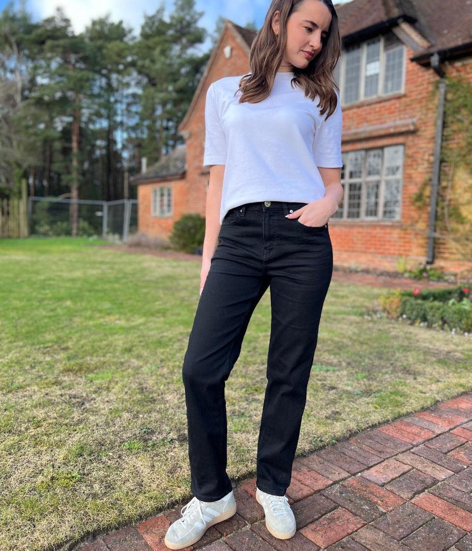 Black Sienna Straight Leg Jeans