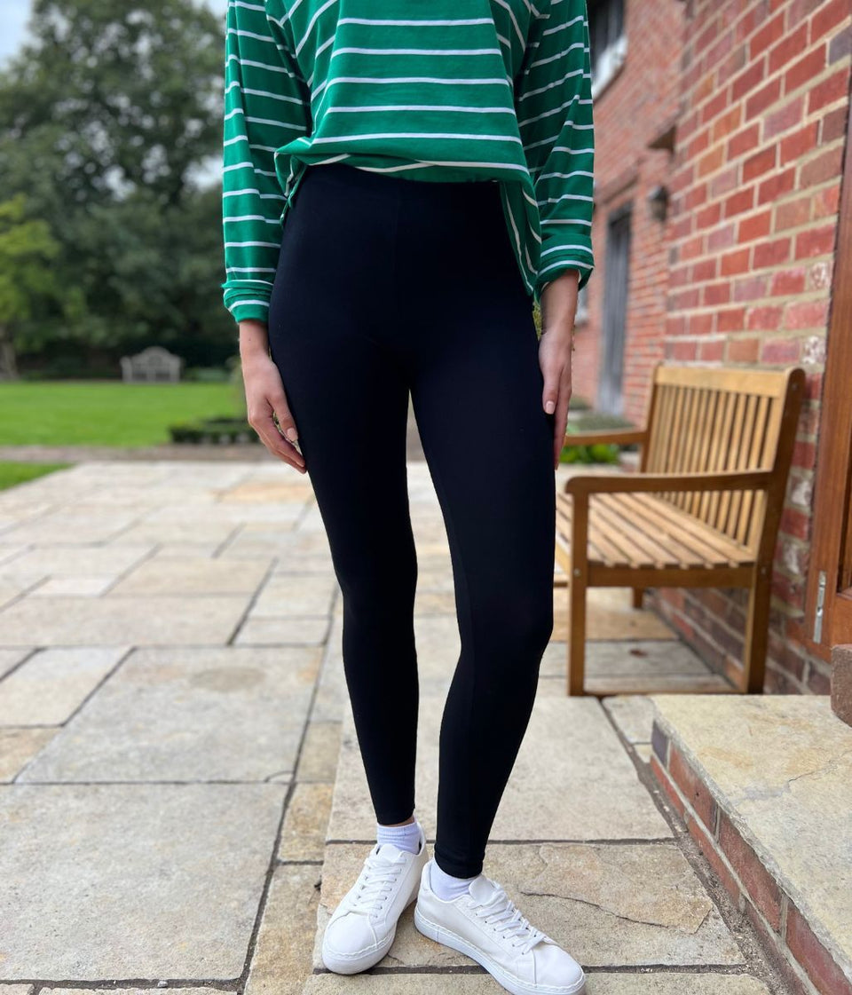 Black Full Length Leggings