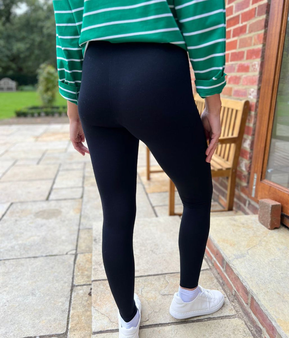Black Full Length Leggings