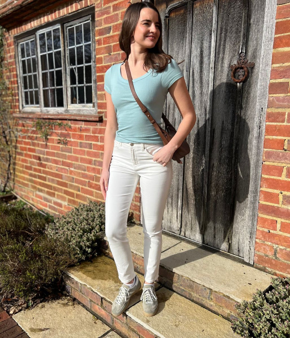 White Lily Slim Fit Jeans