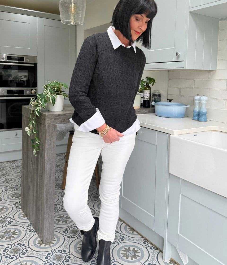 White Lily Slim Fit Jeans