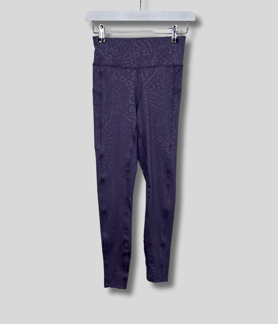 Purple Print Good Move High Waisted Leggings