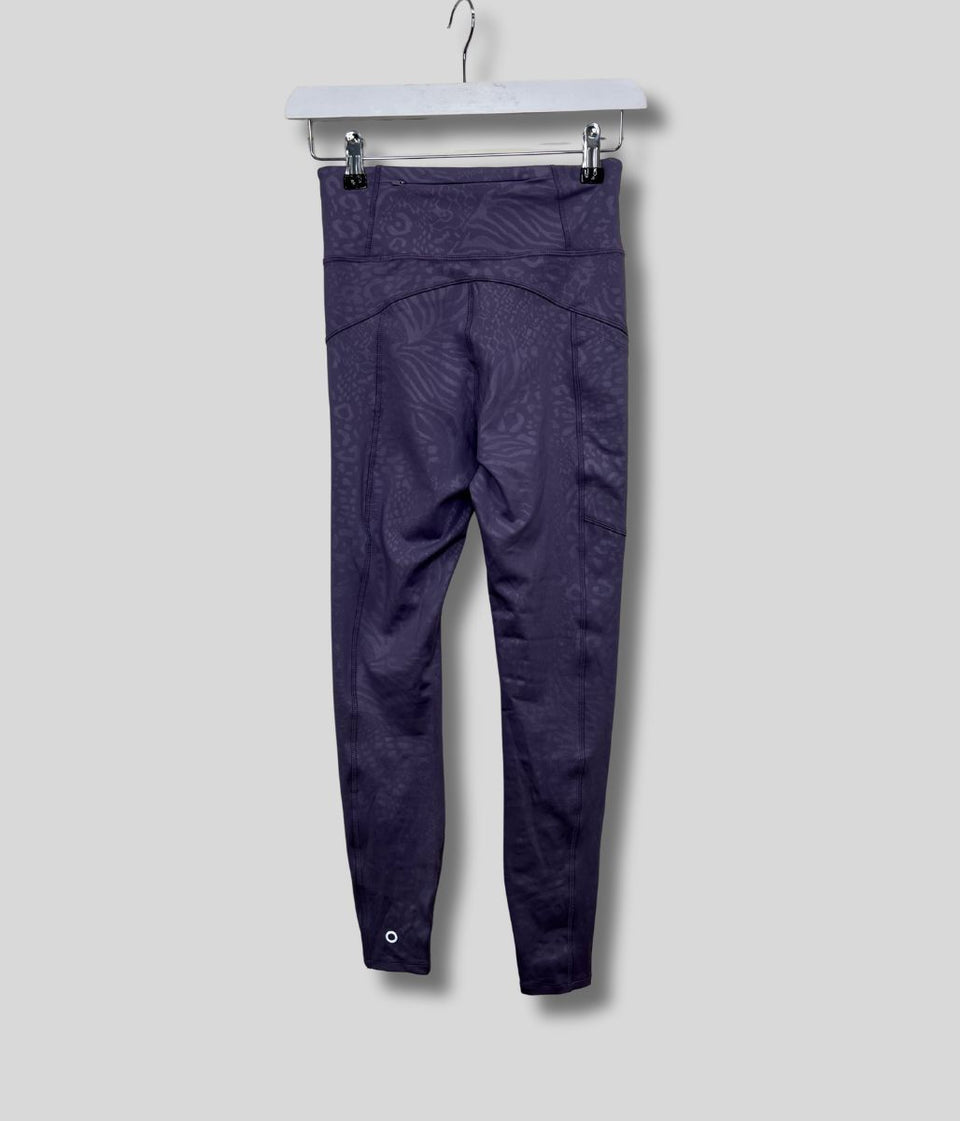 Purple Print Good Move High Waisted Leggings