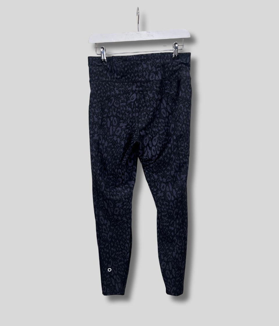 Black/Grey Leopard Print Good Move High Waisted Leggings