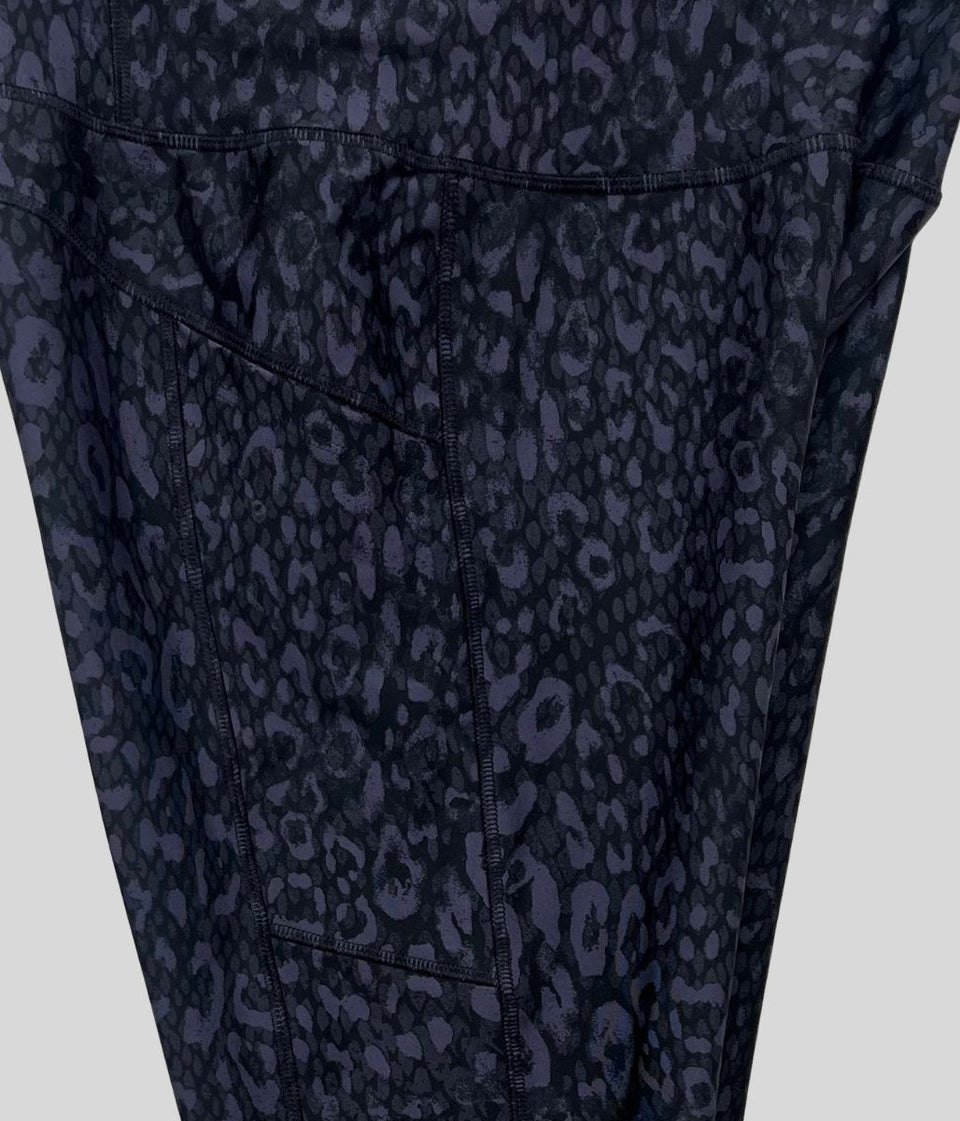 Black/Grey Leopard Print Good Move High Waisted Leggings