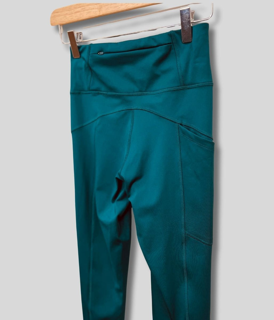 Teal Good Move High Waisted Leggings