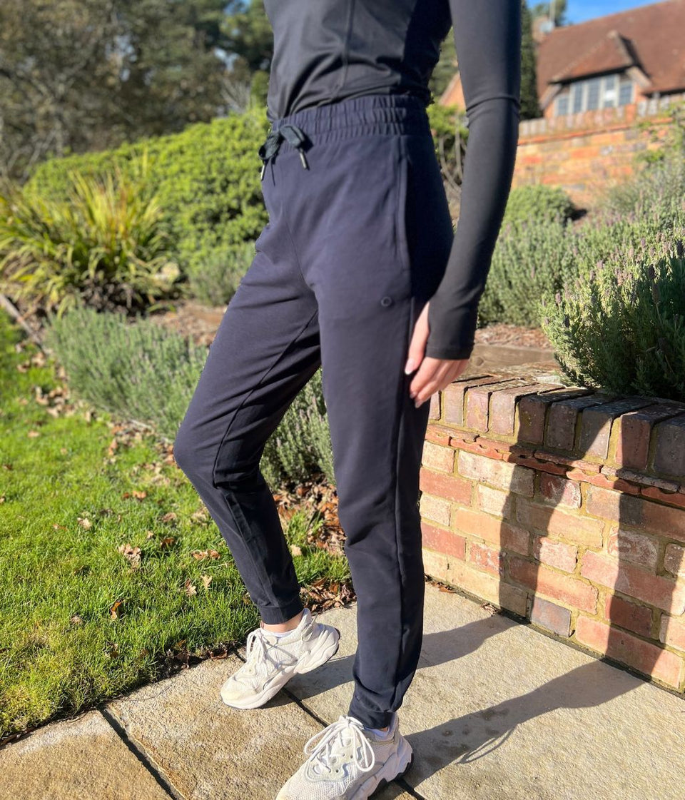 Navy Good Move Cuffed Joggers
