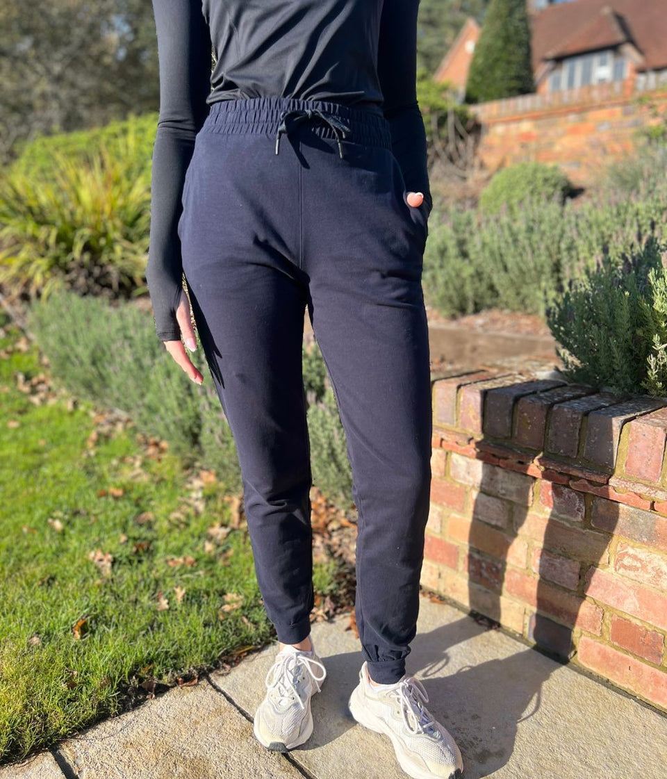 Navy Good Move Cuffed Joggers