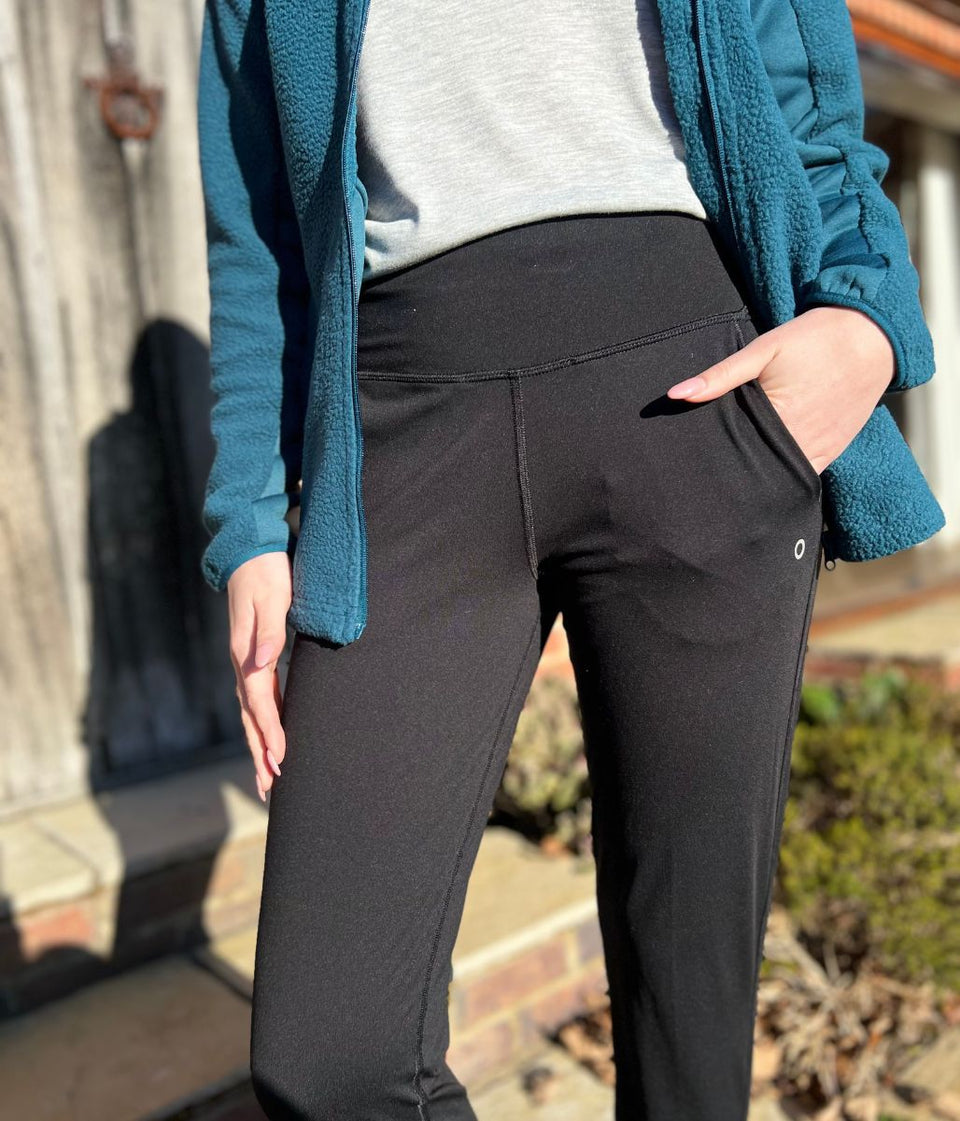 Black Good Move High Waisted Joggers