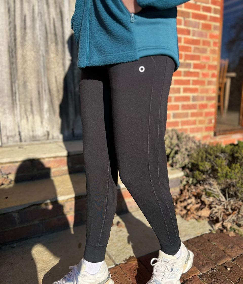 Black Good Move High Waisted Joggers