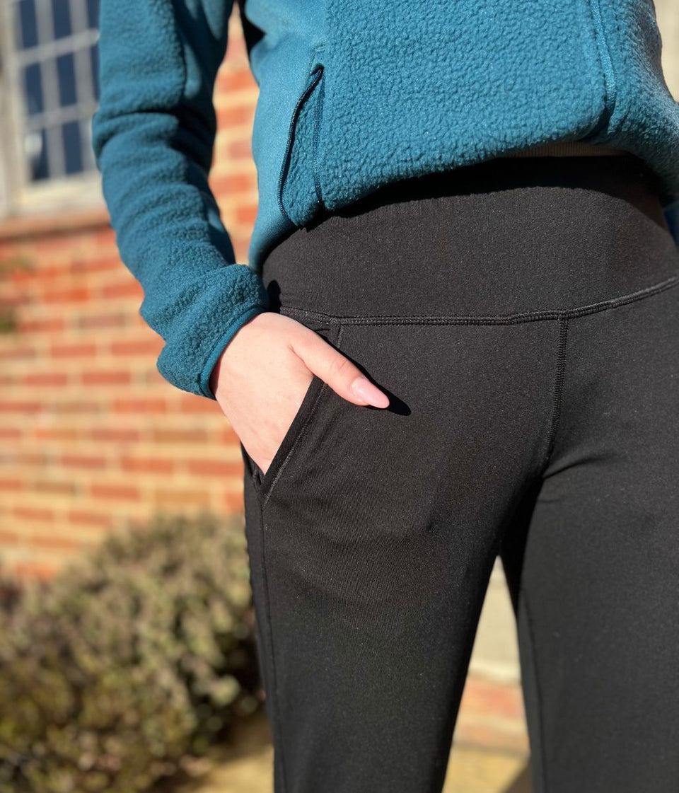 Black Good Move High Waisted Joggers