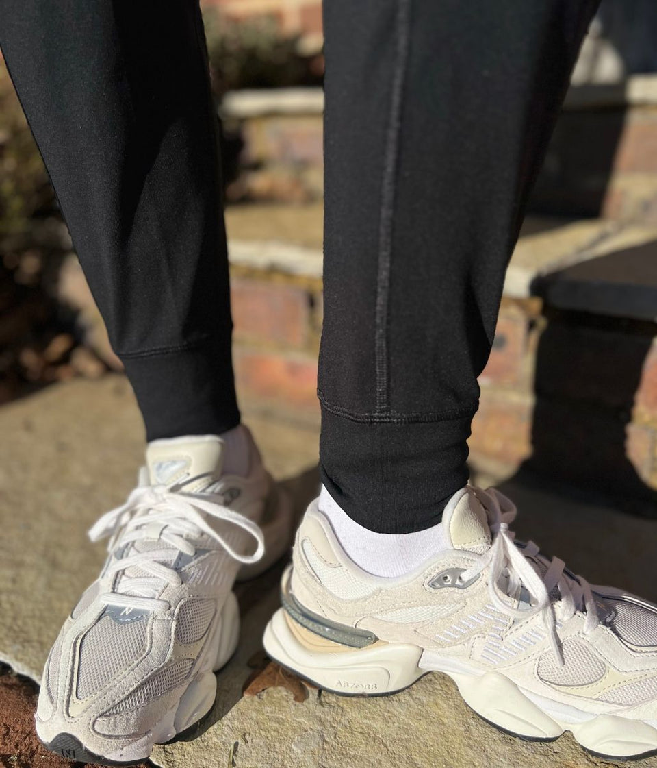 Black Good Move High Waisted Joggers