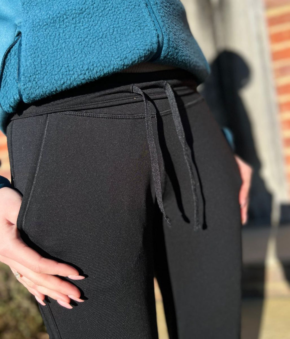 Black Good Move High Waisted Joggers