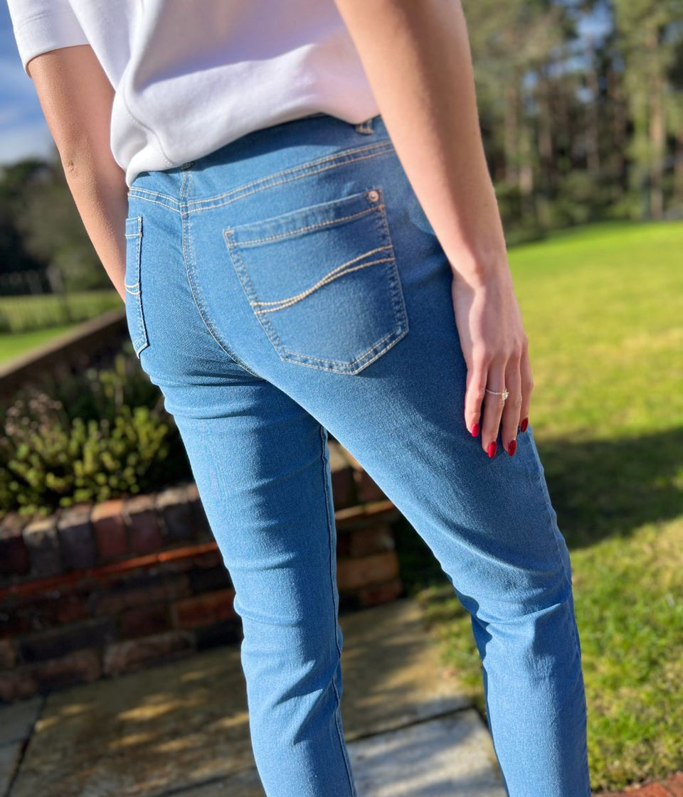 Mid Blue Emilee Lift & Shape Jeans