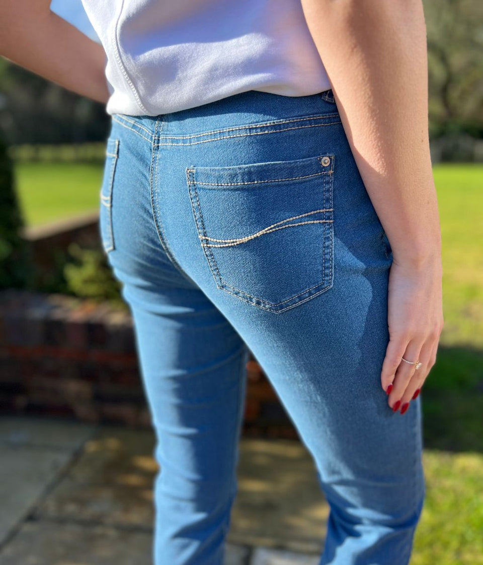 Mid Blue Emilee Lift & Shape Jeans