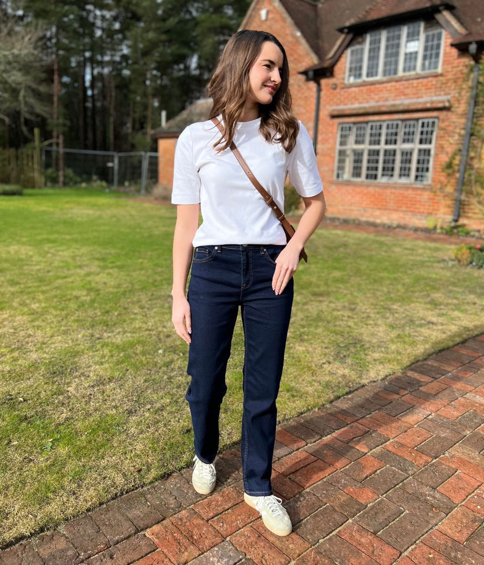 Dark Indigo Sienna Straight Leg Jeans