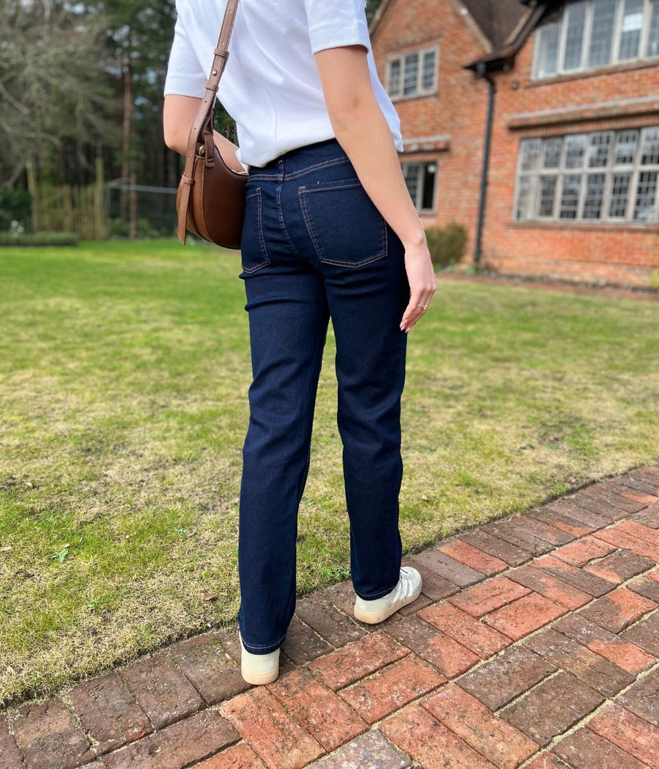 Dark Indigo Sienna Straight Leg Jeans