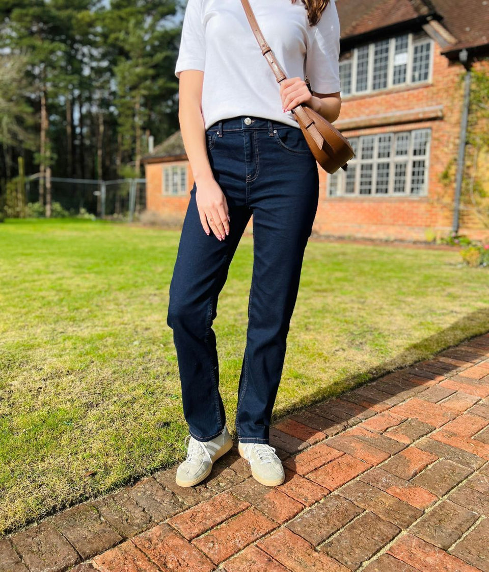 Dark Indigo Sienna Straight Leg Jeans
