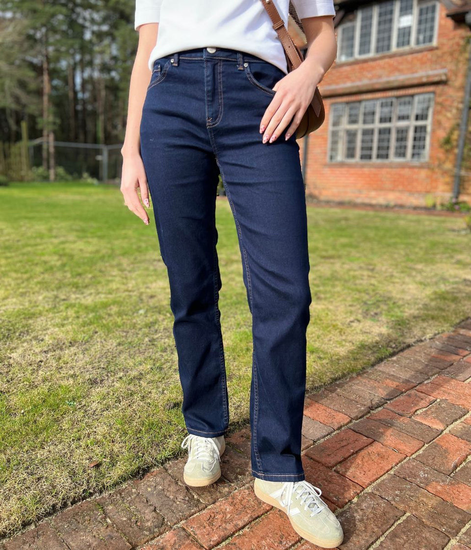 Dark Indigo Sienna Straight Leg Jeans